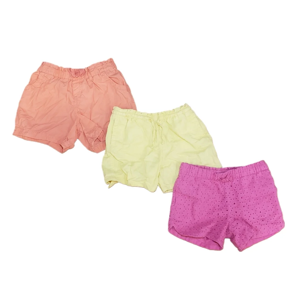 Old Navy and Cat & Jack Girls Size 5 Shorts - Pink, Yellow and Coral